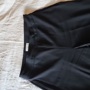 Babaton Trousers, high waist, wide leg, size 12, black